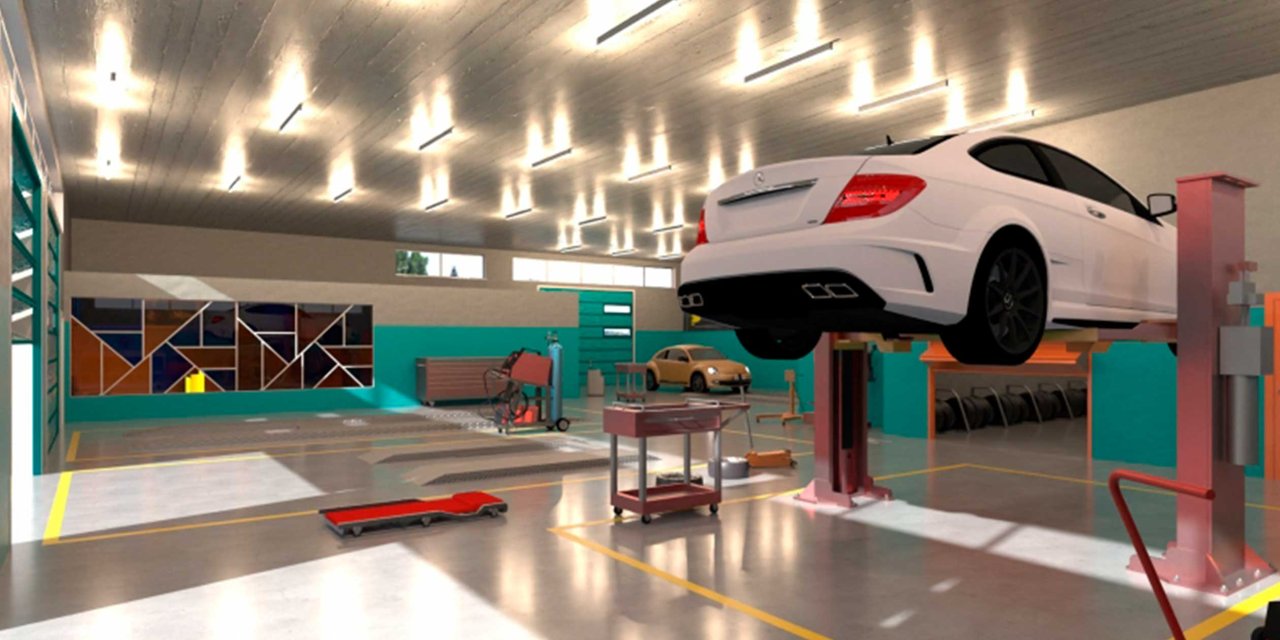 Renting de maquinaria y equipamiento para talleres de automoción, chapa, pintura, mecánica
